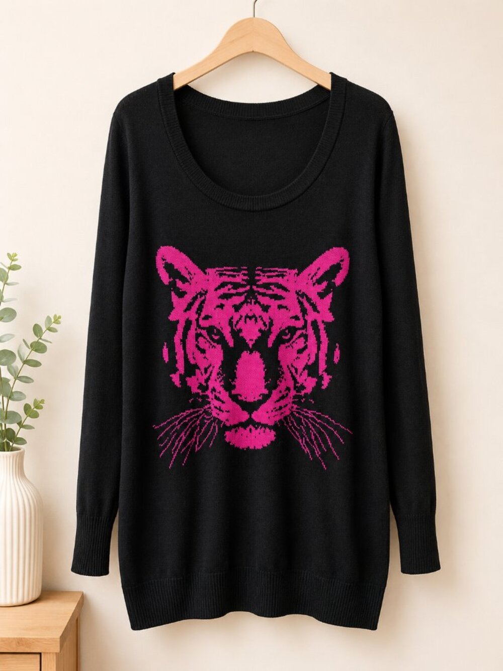 Torrid Pink Jaguar Sweater